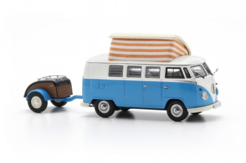 SCH7298 - VOLKSWAGEN T1 Campingbus und Westfalia-Anhänger