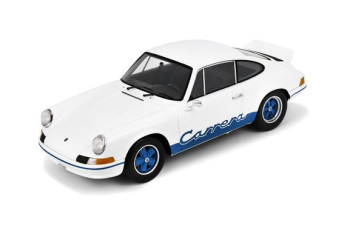 SCH18U00062 - PORSCHE 911 2.7 RS Präsentation 1972 weiß und blau