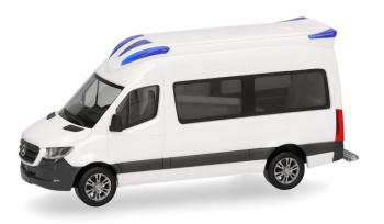 HER014274 - MERCEDES BENZ Sprinter 2018 Delfis weiß – 1 Stück zum Zusammenbauen