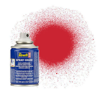 REV34330 - Hellroter Satin-Acryl-Sprühlack 100ml