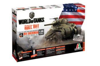 ITA56503 - Panzer Sherman WORLD OH TANKS zum Lackieren