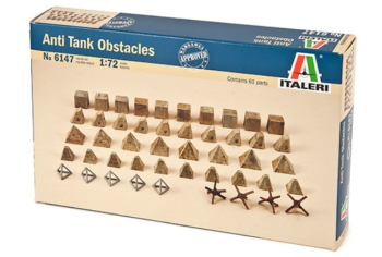 ITA6147 - Panzerhindernisse zum Zusammenbauen und Bemalen