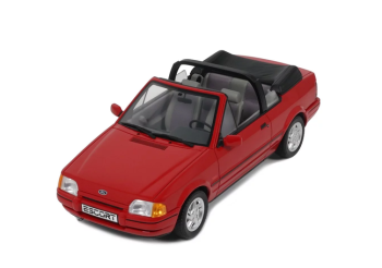 OT1254 - FORD Escort MK4 XR3I Cabriolet Flamenco, Baujahr 1986, rot
