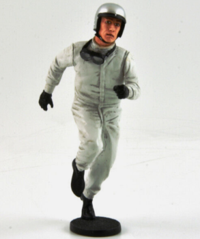 FLM118053-D2 - FIGURINEN: Fahrer Tim am Start mit metallgrauem Helm
