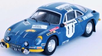 TRORRSE20 - RENAULT-ALPINE A110 #11 3. Platz bei der Schweden-Rallye 1973 Jean-Luc THERIER / M. CALLEWAERT