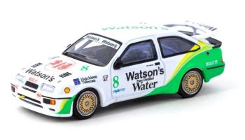 T64-058-89MGP08 - FORD Sierra RS5000 Cosworth #8, Gewinner des Macau GP, T. HARVEY, Weiß und Grün