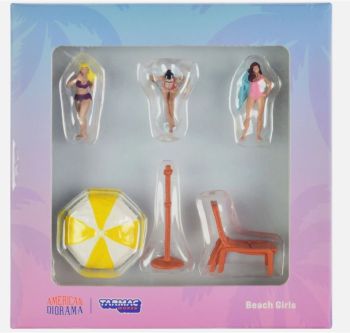 T64F-002-YL - 3 Figuren und Zubehör – Am Strand