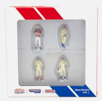 T64F-006-BRE1 - 4 Figuren – Rennfahrer