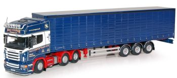 TEK60376 - SCANIA R Topline 6x2 mit Halbplane 3 Achsen Tautliner Cooper R&C