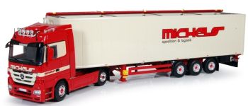 TEK61735 - MERCEDES BENZ ACTROS LH MP3 4x2 mit Semi Cargo Floor Michels