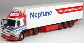 TEK64270 - SCANIA 142 4x2 mit Neptune Transport 3-Achs-Kühlanhänger