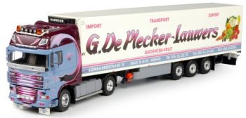 TEK64289 - DAF XF105 Super Space Cab 4x2 mit teilgekühltem 3-Achser Carrier Transport G.Lauwers De Plecker
