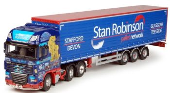 TEK64926 - DAF XF105 Super Space Cab 6x2 mit Stann Robinson 3-Achs-Halbplane
