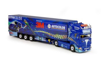 TEK64837 - SCANIA R09 Topline 4x2 mit halbgekühltem 3 Achsen "TRIO TRANS"