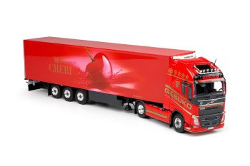 TEK69467 - VOLVO FH4 Globetrotter GESUKO 4x2 Semi Kühlkoffer 3 Achsen