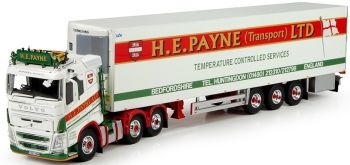 TEK71135 - VOLVO FH04 6x2 mit HE PAYNE 3-Achs-Kühlanhänger