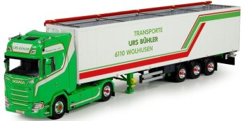TEK71310 - SCANIA S730 4x2 mit Semi Cargo Floor 3 Achsen offener Planentransport Urs Bühler