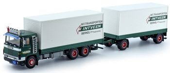 TEK72959 - SCANIA 141 Starraufbauträger und INTVEEN Transportanhänger