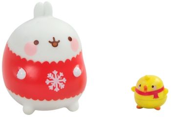 TL66030/02 - MOLANG Figur - Piu Piu und Molang im Winter