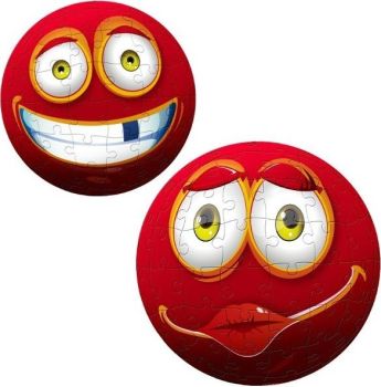 TRF60206 - 96-teiliges 3D-Puzzle Roter Smiley
