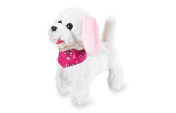 JAM460341 - TRIXI Funkgesteuerter Hund in Rosa und Weiß