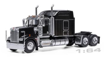 IXO64TR014B - KENWORTH W900 Sleeper Cab 6x4 1990 Schwarz