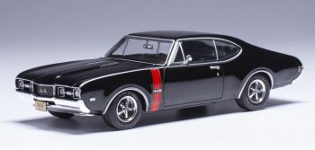 IXO-U43RDC006 - 1968 Oldsmobile 442 W-30 Schwarz – Ebony Black – USA Edition