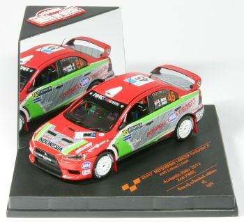 VIT43447 - MITSUBISHI Lancer Evolution X #45 Akropolis-Rallye 2012 S.Aksa /J.Judd