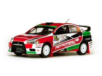 VIT43450 - MITSUBISHI Lancer Evolution X #41 Rallye Sardinien 2013 N.Fuchs / F.Mussano