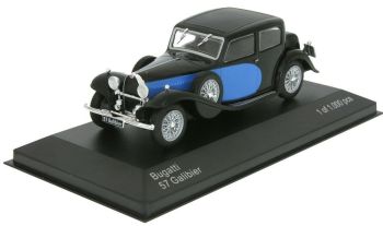 WBX123 - BUGATTI 57 Galibier 1934 blau schwarz