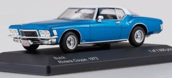 WBX199 - BUICK Riviera Coupé 1972 blau weißes Dach