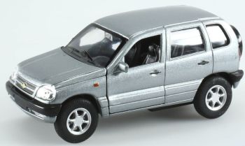 WEL11360 - CHEVROLET Niva 4x4 graues Rückziehspielzeug