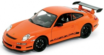 WEL22495W - PORSCHE 911 GT3 RS orange mit GT3 RS Schriftzug an den Seiten