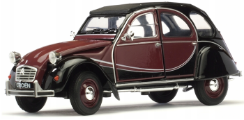 WEL24009W - CITROEN 2CV 6 Charleston 1986 schwarz und weinrot