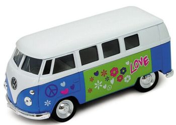WEL701229BBL - VOLKSWAGEN Kleinbus weiß blau 1962 Liebe