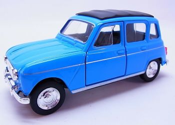 WELRE49720WG - RENAULT 4L 1961 blaues Reibungsmodell