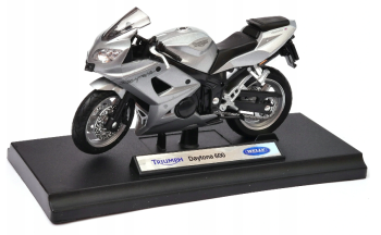 WELTR19660PWE - Motorrad TRIUMPH Daytona 600 Metallic-Grau