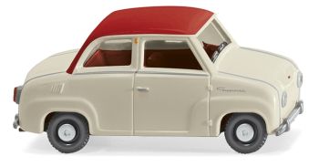 WIK018403 - Glas Goggomobil Rot und Weiß