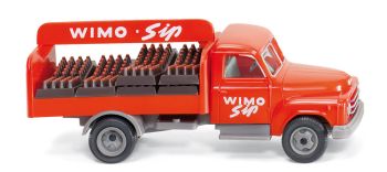 WIK034502 - HANOMAG L28 Diesel 4x2 Pritschenträger mit Wimo Sauglader