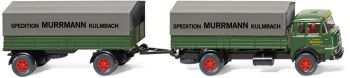 WIK048601 - KRUPP 806 Pausbacke 4x2 Pritsche mit 2-Achs Pritsche Spedition Murrmann
