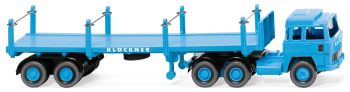 WIK051846 - MAGIRUS 235D 6x4 mit Klockner 2-Achs-Halbpritsche