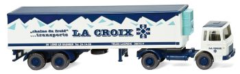 WIK052848 - SAVIEM 4x2 mit Kühlanhänger 2 Achsen LA CROIX
