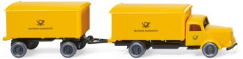 WIK055001 - MERCEDES BENZ L5000 4x2 Forwarder mit Anhänger 2 Achsen