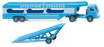 WIK058049 - MERCEDES Pullman 4x2 mit Spedition E.Strasser 2-Achs-Auflieger