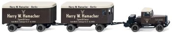 WIK085101 - HANOMAG ST100m 4x2 mit zwei HARRY W.HAMACHER Umzugswagen