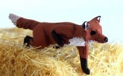WMA20B - Fuchs in geduckter Haltung - Miniaturausgabe