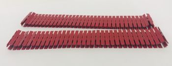 YCC522-2 - Schienensatz für Kran LIEBHERR LR 1600 Rot RAL 3002