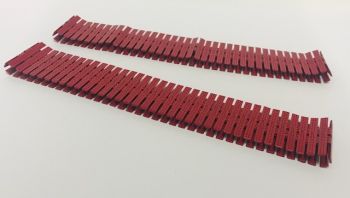 YCC523-2 - Schienensatz für Kran LIEBHERR LR 1750 Rot RAL 3002