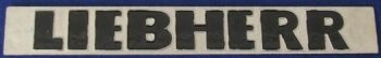 YCC667 - 6 Logo für Kran LIEBHERR LR1750